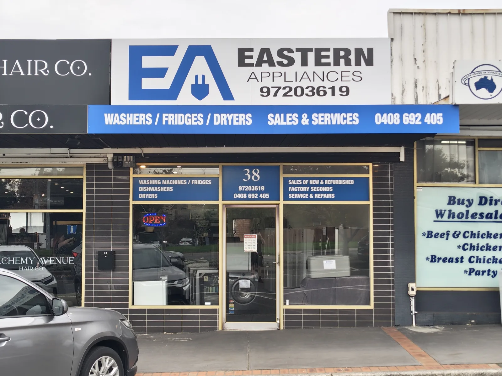 Eastern Appliances storefront at 38 Canterbury Rd, Heathmont